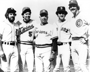 Steve Kemp, Roy Smalley, Rod Dedeaux, Fred Lynn and Dave Kingman Steve Kemp, Roy Smalley, Rod Dedeaux, Fred Lynn and Dave Kingman